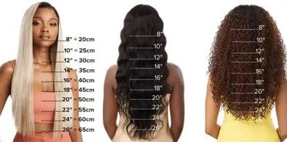 Perruque boucles noires 32" cheveux 100% naturels - LAUREN